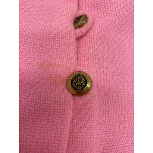 Adorable Pink Little Girls Cape w￼/ 3 Buttons Arm holes 18” Long 1960s Poncho - Picture 11 of 16